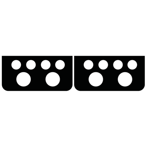 Predator Roadline, sort-gul, 4x8, 85 cm Predator Predator Roadline, sort-gul, 4x8, 85 cm