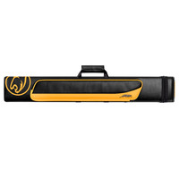 Predator Cue Hard Case, Predator Roadline, sort-gul, 3x5