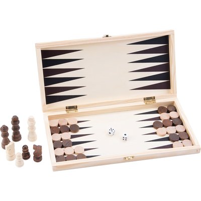 Sjakk/backgammonsett