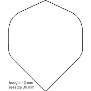 Van den broek biljarts Dart flight printet med logo, tekst eller billede Dart flight printet med logo, tekst eller billede