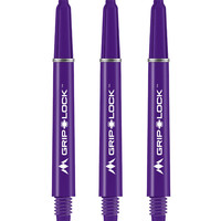 MISSION GRIP LOCK DART SHAFTS – MEDIUM, PURPLE MISSION GRIP LOCK DART SHAFTS – MEDIUM, PURPLE