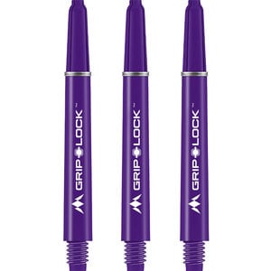 MISSION GRIP LOCK DART SHAFTS – MEDIUM, PURPLE