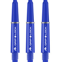 Mission Grip Lock Dart Shafts - Short, Blue