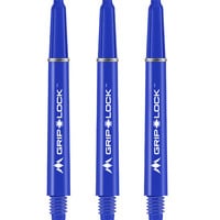 Mission Grip Lock Dart Shafts - Medium, Blue