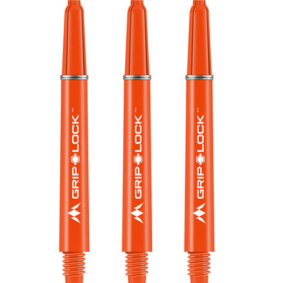 Mission Grip Lock Dart Shafts - Medium, Orange