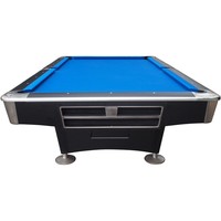 BUFFALO Pool table Buffalo Pro-II pool table matte black drop pocket