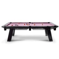Filotto Black pool table with smoked glass Impatia Filotto Black pool table with smoked glass