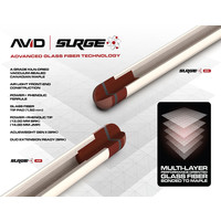 Cuetec Cuetec Avid Surge Jump, gold, pole 3/8x14