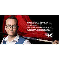 Cuetec Avid Surge Jump, gull, basseng 3/8x14 Cuetec Cuetec Avid Surge Jump, gull, basseng 3/8x14