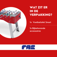 Fas Fas smart opklapbaar voetbaltafel