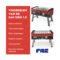 Fas Fas San Siro 1.0 voetbaltafel