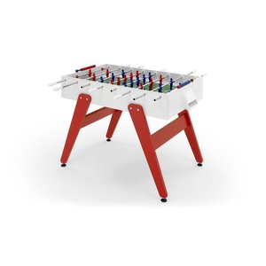 Cross Design football table white