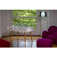 Fas Fas Flamingo design voetbaltafel in wit, antraciet of rood