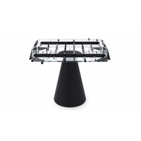 Fas Fas Ghost design football table in black or white in glass