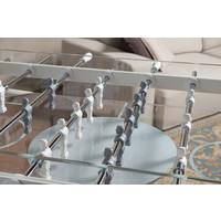 Fas Fas Ghost design football table in black or white in glass