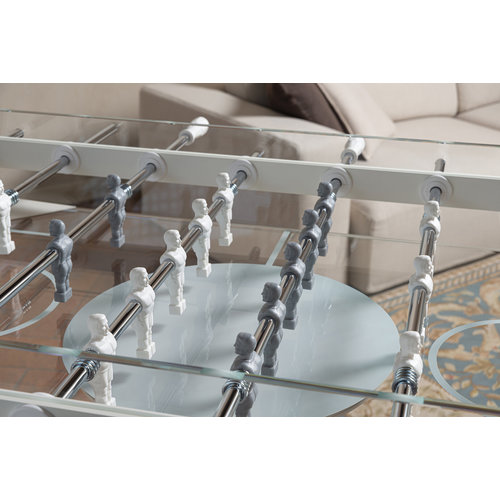 Fas Fas Ghost design football table in black or white in glass