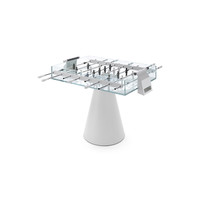 Fas Fas Ghost design football table in black or white in glass