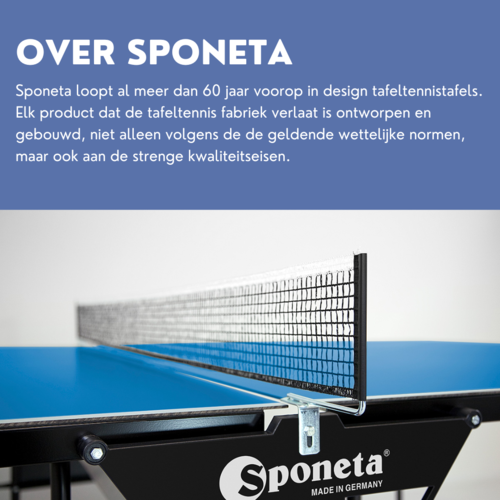 Sponeta Sponeta Table tennis table robust blue S3-471