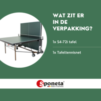 Sponeta Table tennis table S4-721 indoor green Sponeta Sponeta Table tennis table S4-721 indoor green