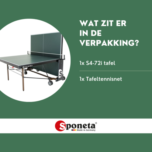 Sponeta Sponeta Tafeltennistafel  S4-721 indoor groen