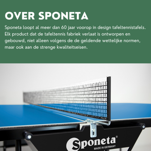 Sponeta Sponeta Bordtennisbord S4-721 innendørs grønt
