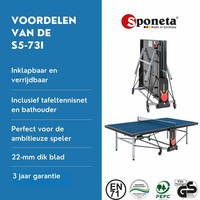 Sponeta Sponeta Tafeltennistafel  S 5-73 indoor blauw