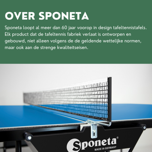 Sponeta Sponeta Bordtennisbord S 1-421 innendørs grønn