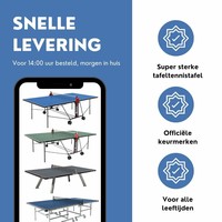 Sponeta Table tennis table S 1-43 e indoor blue Sponeta Sponeta Table tennis table S 1-43 e indoor blue