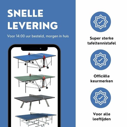 Sponeta Table tennis table S 1-43 e indoor blue Sponeta Sponeta Table tennis table S 1-43 e indoor blue