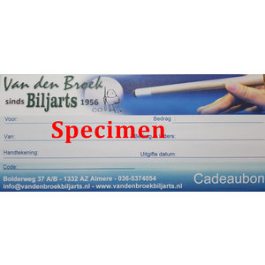 Cadeaubon vandenbroek