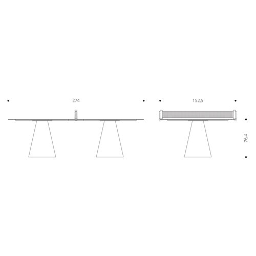 Fas Fas table tennis dining and meeting table Dada outdoor