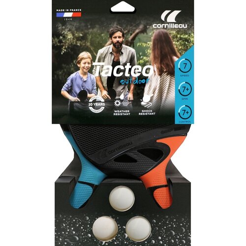 Cornilleau Tacteo Pack Duo 2 bats en 3 ballen CORNILLEAU Cornilleau Tacteo Pack Duo 2 bats en 3 ballen