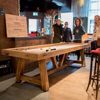 Shuffly Shuffly Old Oak Shuffleboard (also 12-22ft possible)