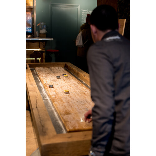 Shuffly Shuffly Old Oak Shuffleboard (also 12-22ft possible)