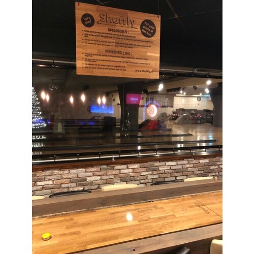 Shuffly Shuffly Oud Eiken Shuffleboard (ook 12-22ft mogelijk)