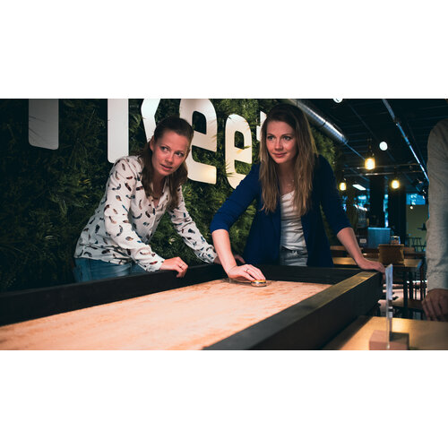 Shuffly Shuffly zwart essen Shuffleboard (ook 12-22ft mogelijk)