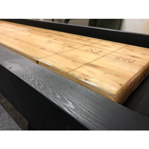 Shuffly Shuffly zwart essen Shuffleboard (ook 12-22ft mogelijk)