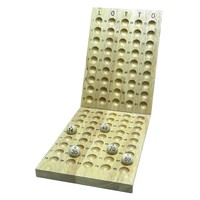 Hot games Lotto wooden control board v.90 balls 25 mm.