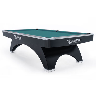 Poolbord Pool, Rasson Ox, 9 fod, Sort