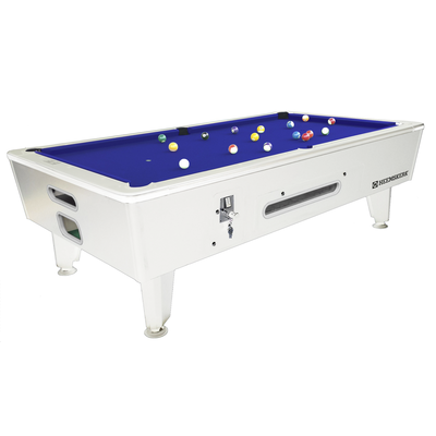 Pool table Kick Shot White with Coin or Cashless