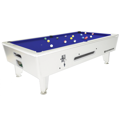 Poolbord Kick Shot White with Coin eller Cashless