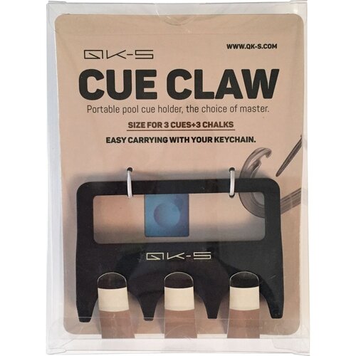 Draagbaar keuen rek Q-KS Cue Claw voor 3 keuen