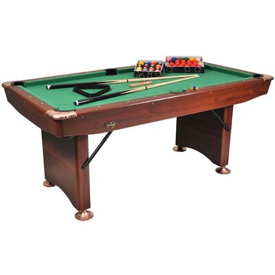 Showroom model Pool table Buffalo Challenger 6 ft brown folding