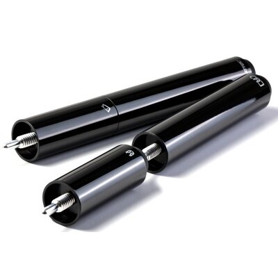 Cuetec Duo Extensions, metallic black