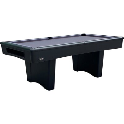 Buffalo Eliminator III poolbord. Mat sort/gråt stof, 2,3 og 2,4 meter.