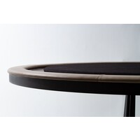 Pokertafel Design District Eight van gerookt eiken en gietijzeren onderstel District Pokertafel Design District Eight van gerookt eiken en gietijzeren onderstel
