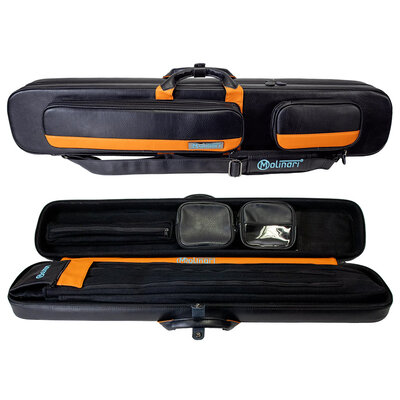 Flatbag Molinari Retro svart-orange 3B/6S
