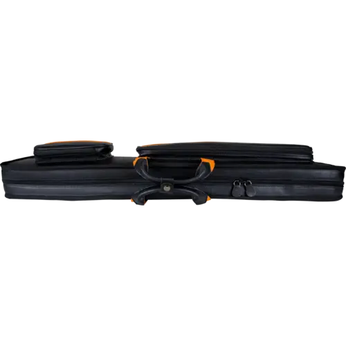 Cue bag Molinari Retro black-orange 3B/6S Molinari Cue bag Molinari Retro black-orange 3B/6S