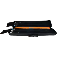 Flatbag Molinari Retro svart-oransje 3B/6S Molinari Flatbag Molinari Retro svart-oransje 3B/6S