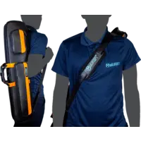 Flatbag Molinari Retro svart-oransje 3B/6S Molinari Flatbag Molinari Retro svart-oransje 3B/6S